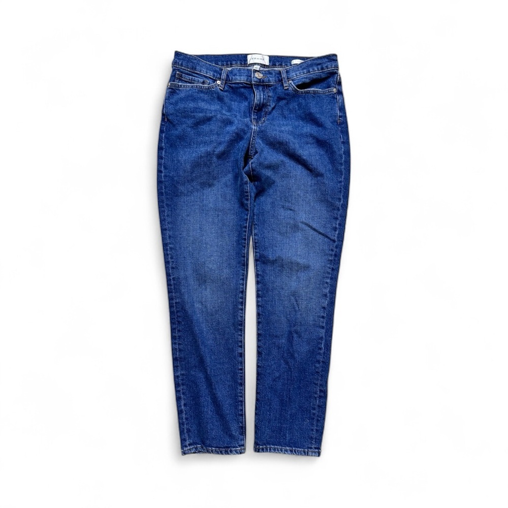 FRAME Le Garçon Slim Boyfriend Jeans Size 29 Blue Mid Rise Stretch